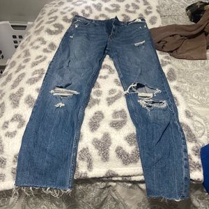 abercrombie and fitch the ankle straight jeans